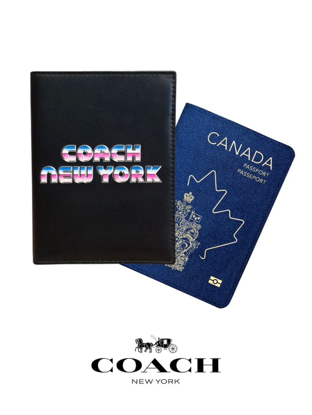 Coach “80s New York” Passport & Card Holder (C3750) - Rare